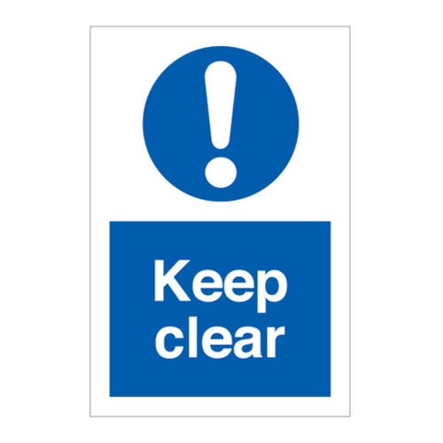 Keep Clear Sign (30032V)